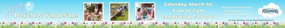 Don't miss Celebration's Spring Porch & Yard Sale on March 1st!